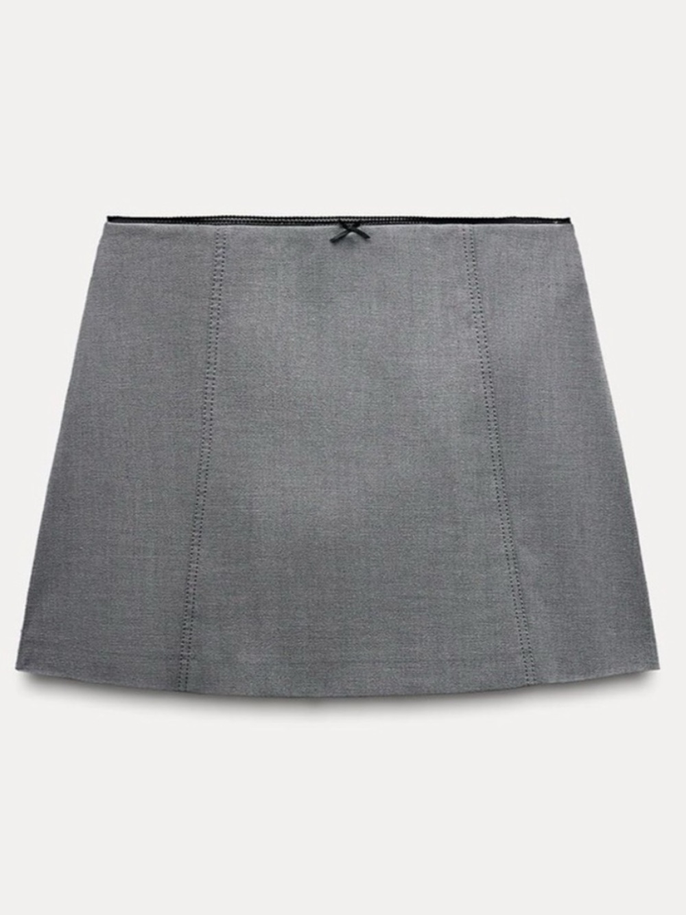 Zara Lace Trim Mini Skirt